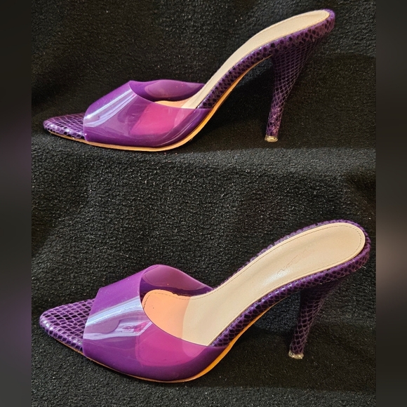 Elegant Purple Women's Heels - Picture 1 of 7
